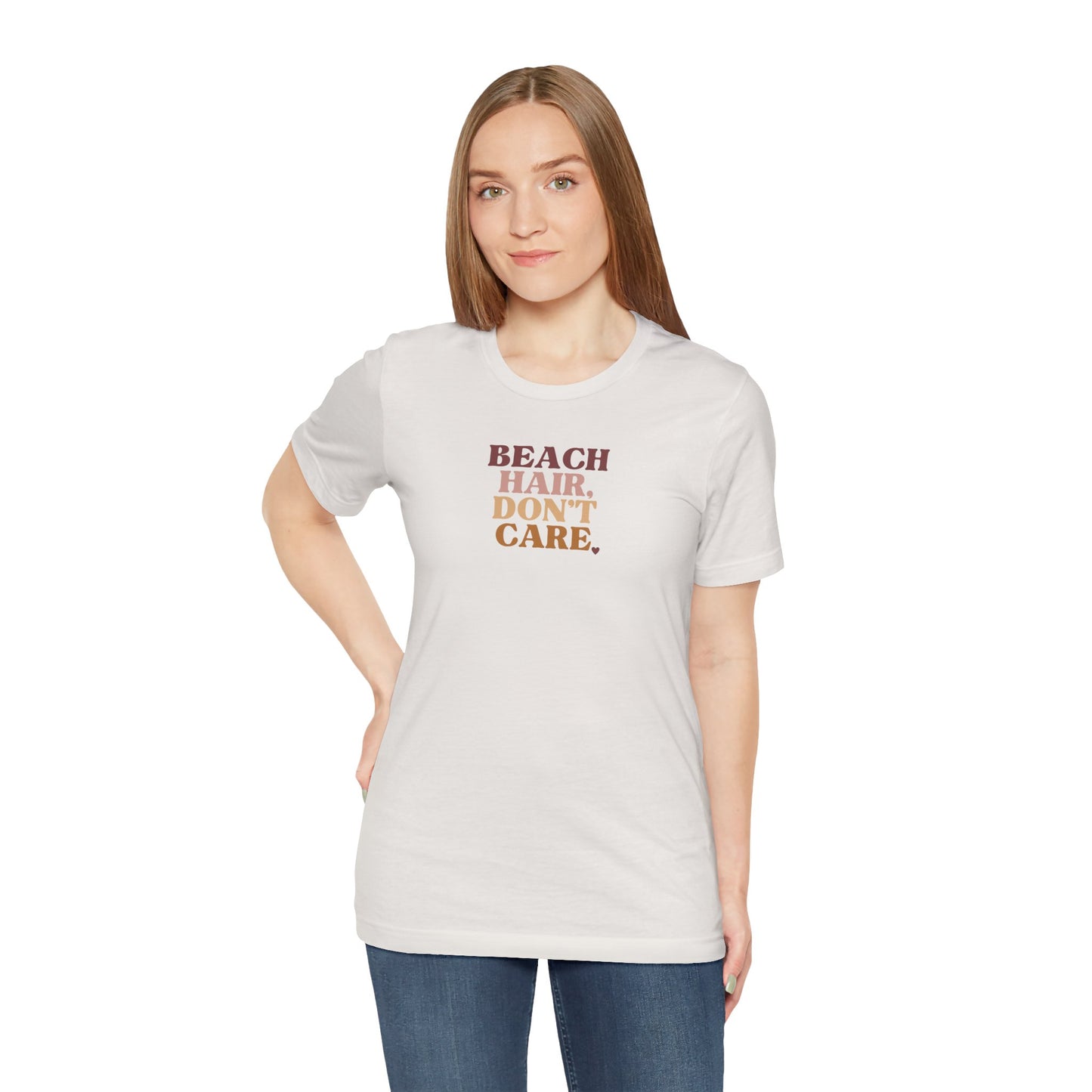 Beach Hair, Don't Care Unisex Tee