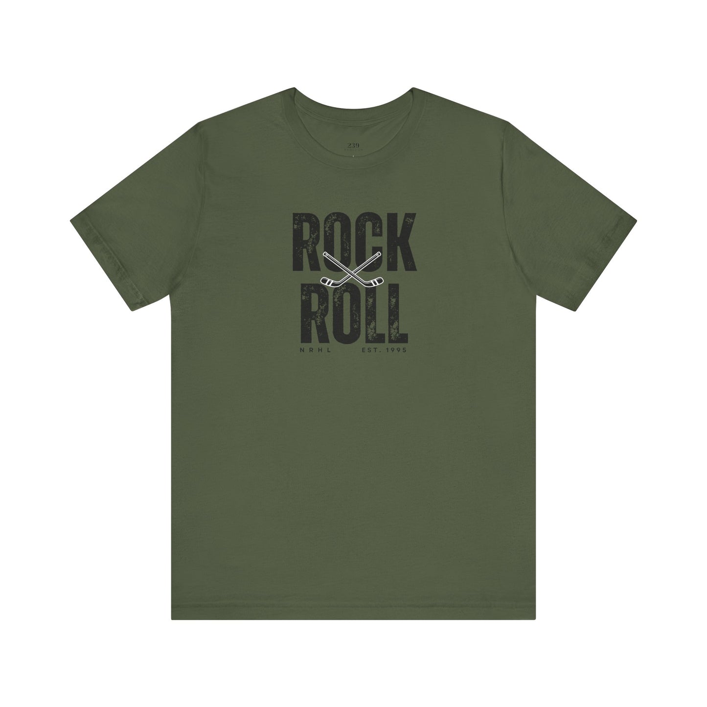 Rock & Roll Vintage Roller Hockey Unisex Tee