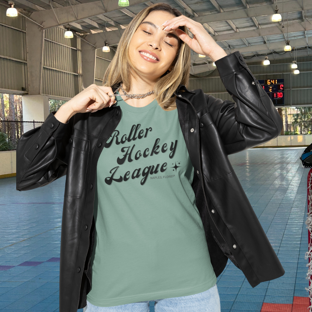 Women's Vintage Roller Hockey League Tee