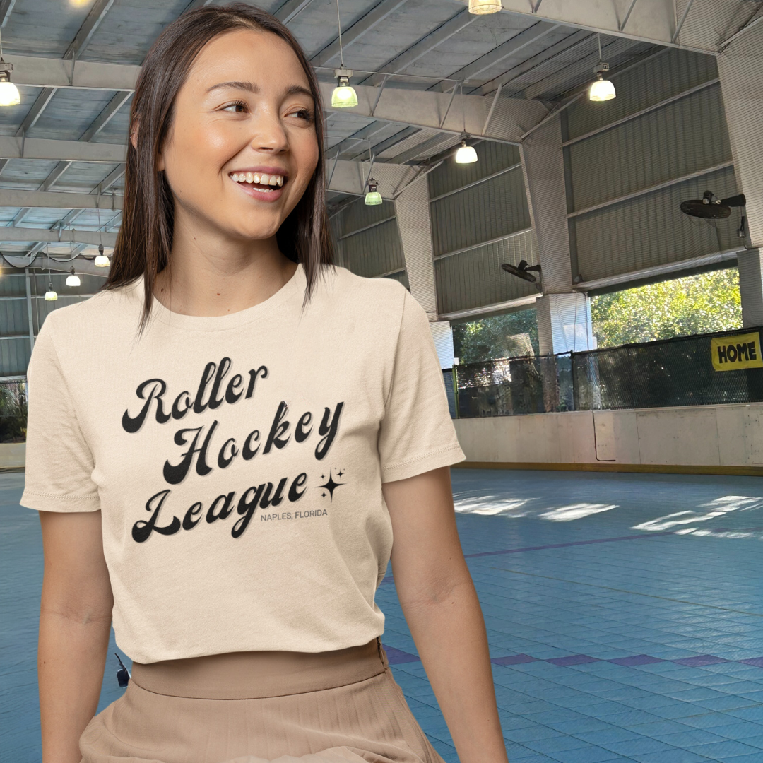 Women's Vintage Roller Hockey League Tee
