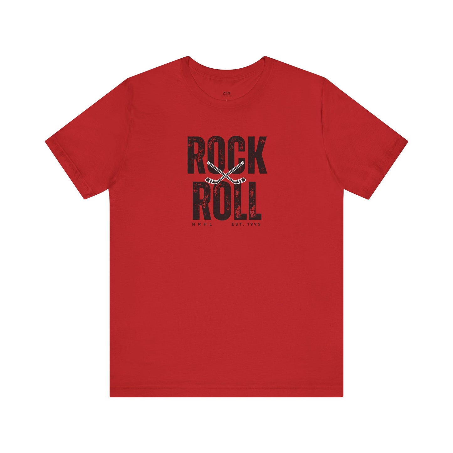 Rock & Roll Vintage Roller Hockey Unisex Tee
