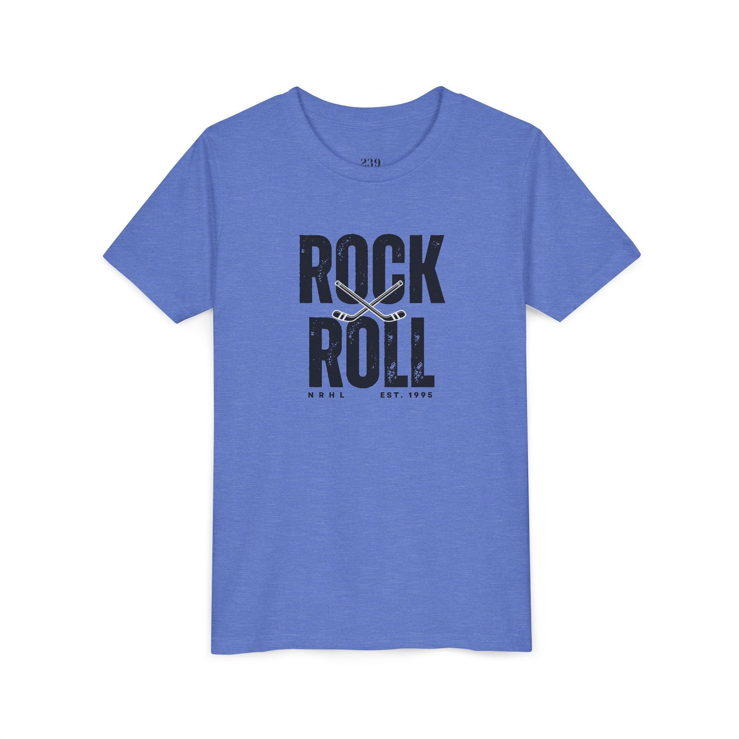 Youth "Rock and Roll"-er Hockey Graphic T-Shirt