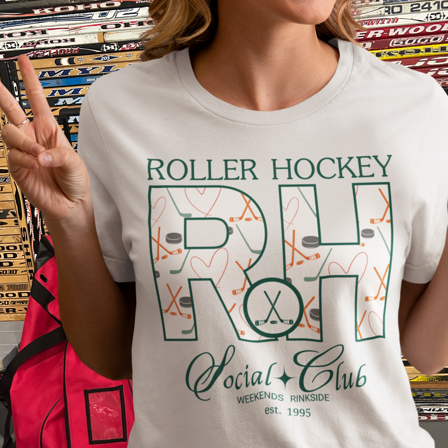Roller Hockey Social Club Tee - Unisex Jersey Short Sleeve Shirt
