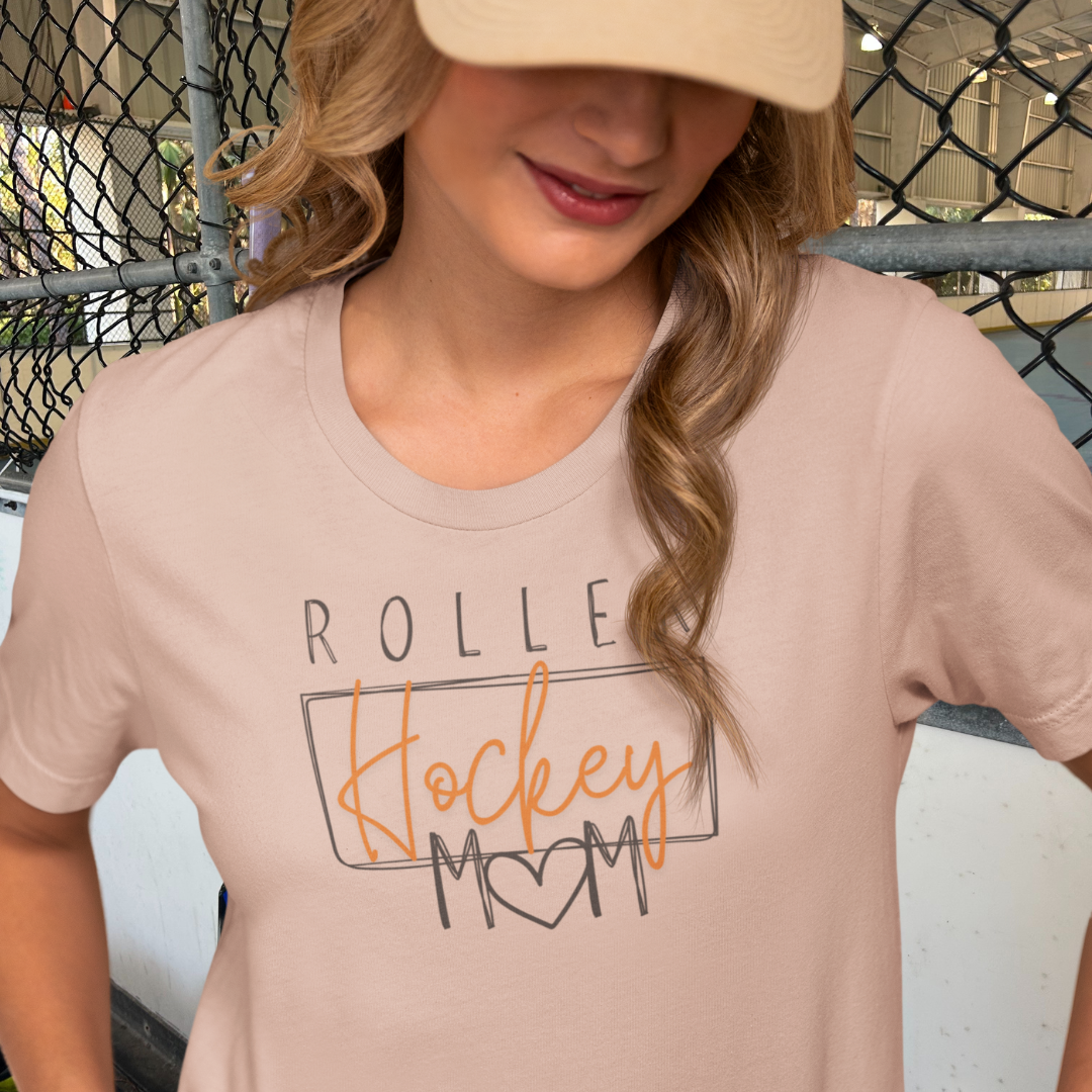 Roller Hockey Mom Graphic T-Shirt