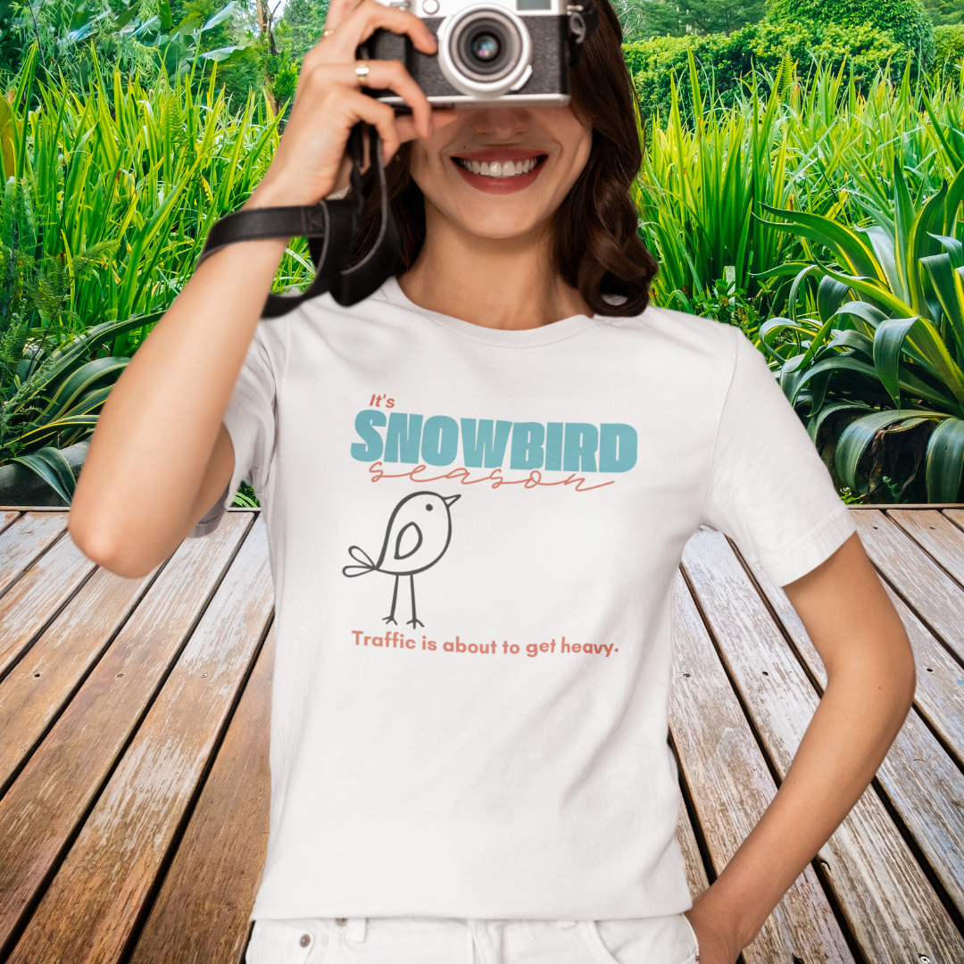 Snowbird Season Tee for Women