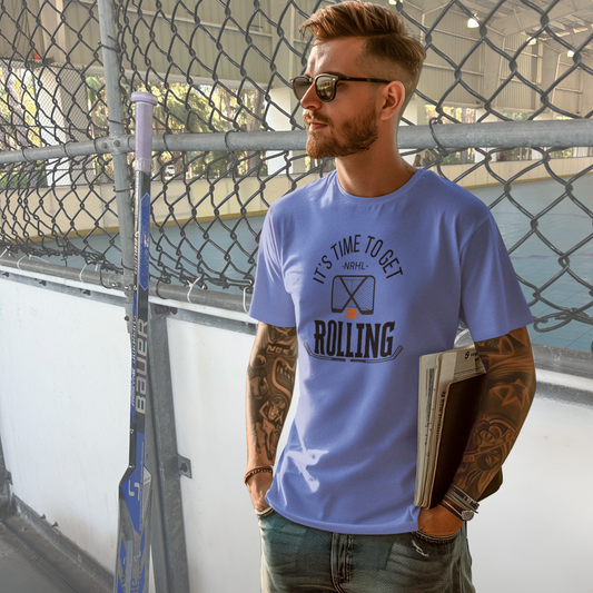 It's Time To Get Rolling Roller Hockey Unisex Tee