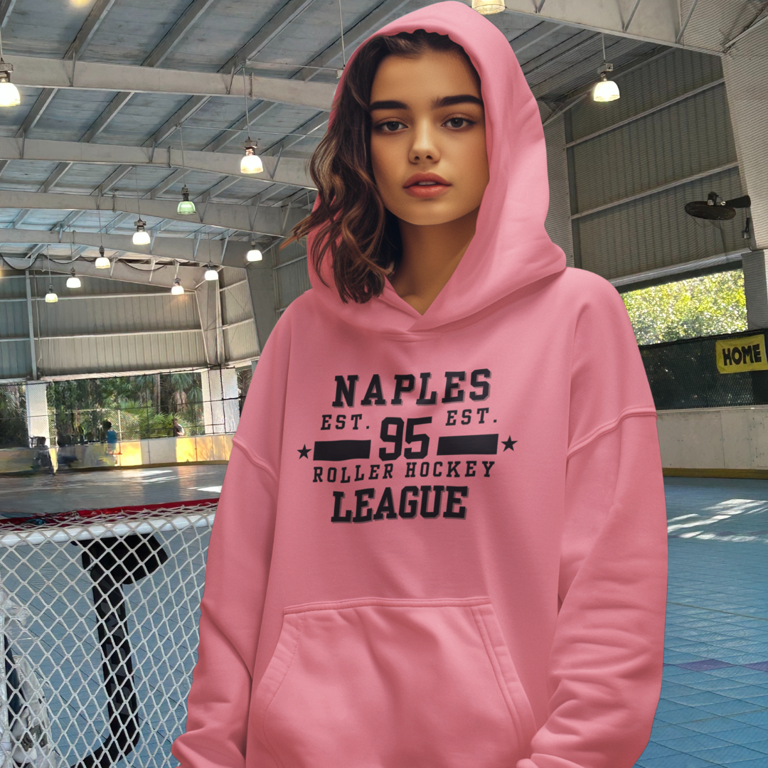 Sporty Naples Roller Hockey League Unisex Hoodie