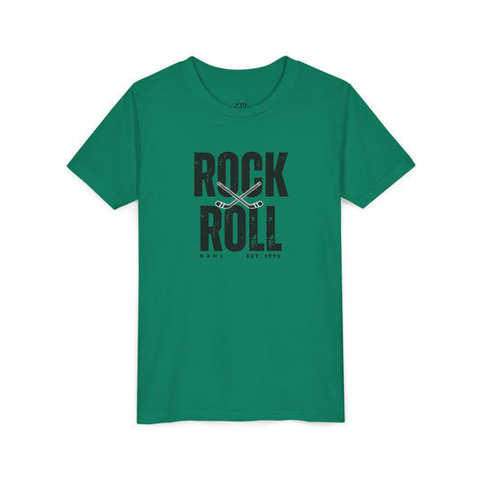 Youth "Rock and Roll"-er Hockey Graphic T-Shirt