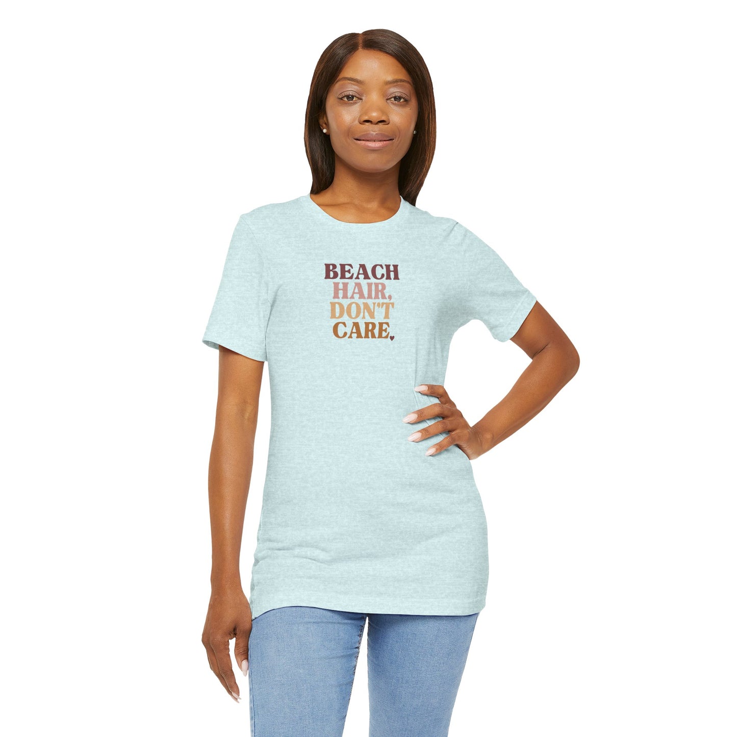 Beach Hair, Don't Care Unisex Tee