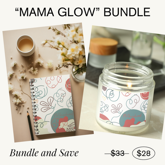 Mama Glow Gift Set – Candle & Journal