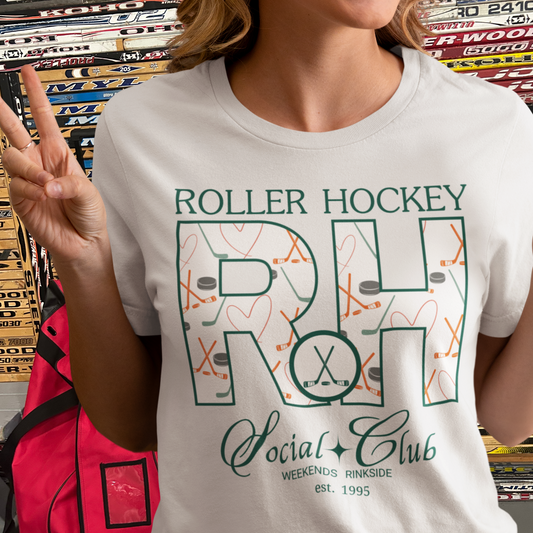 Roller Hockey Social Club Tee - Unisex Jersey Short Sleeve Shirt