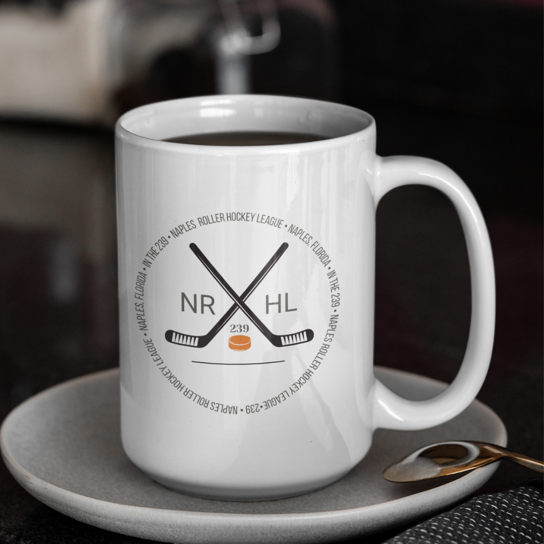 Naples Roller Hockey League Mug 15 oz. Circular Design