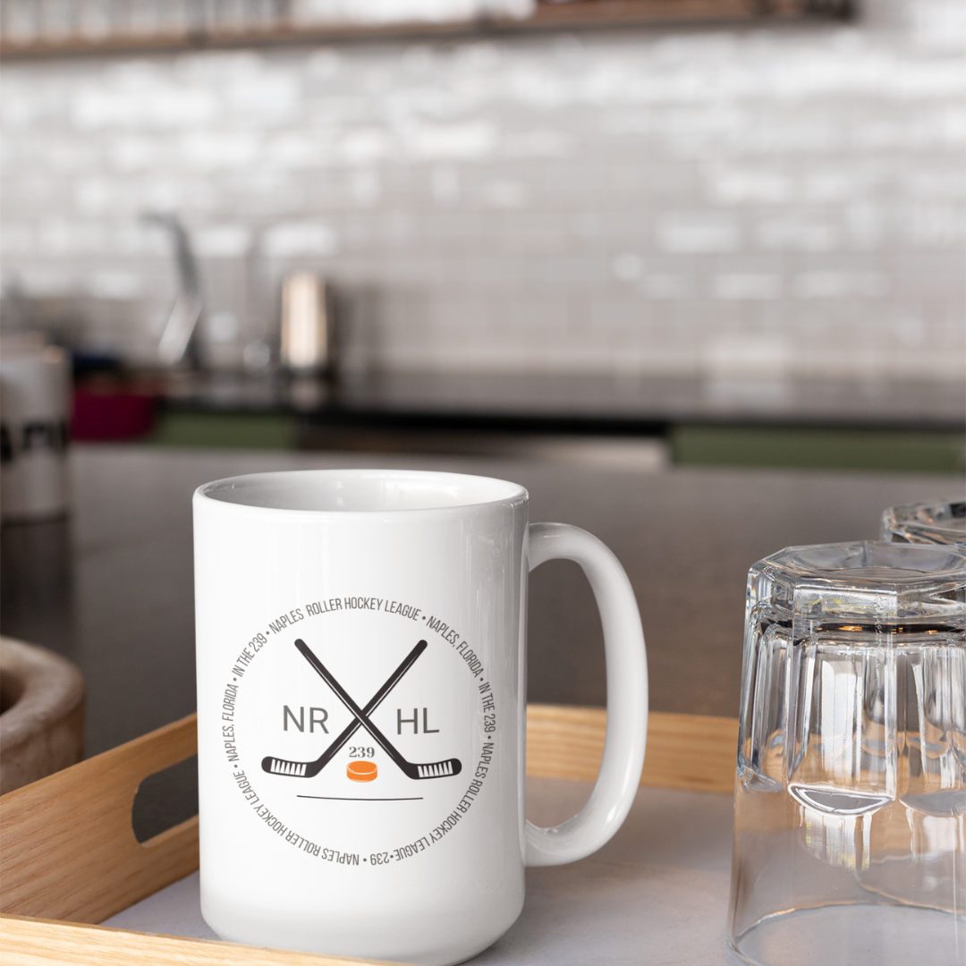 Naples Roller Hockey League Mug 15 oz. Circular Design