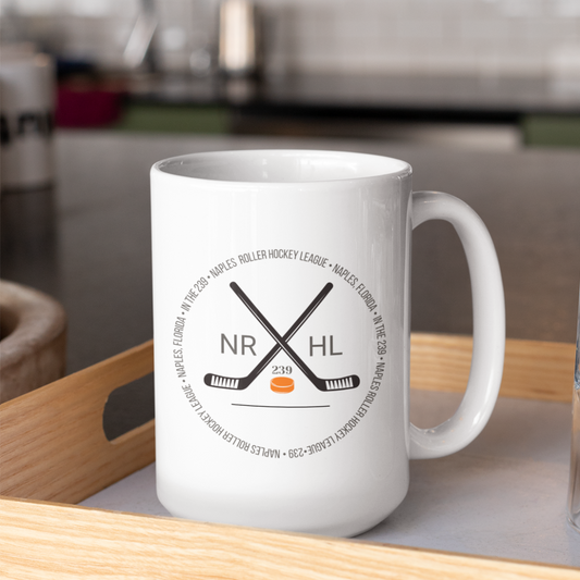Naples Roller Hockey League Mug 15 oz. Circular Design